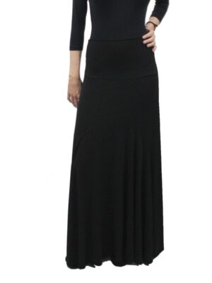 Saia Flamenca Alamanda Preta