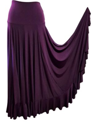 Saia Flamenca Hibisco vinho