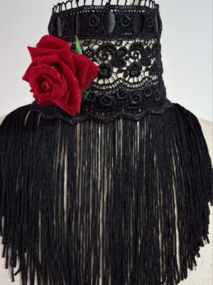 Gargantilha Flamenca com Franja