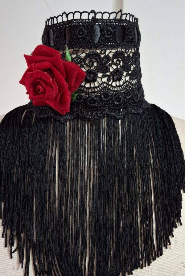 Gargantilha Flamenca com Franja