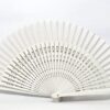 Leque Flamenco Abanico Médio Vazado Espanhol 23cm Vermelho, branco ou amarelo.