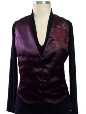 Colete Cigano Roxo Acetinado M