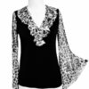Blusa Flamenca Begônia Vermelha com tulê poá