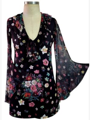 BLUSA BEGÔNIA ESTAMPA PRIMAVERA