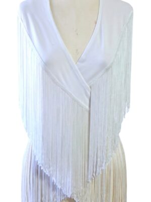 MANTONCILIO AMARELO FRANJA 20 CM