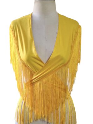 MANTONCILIO AMARELO FRANJA 20 CM