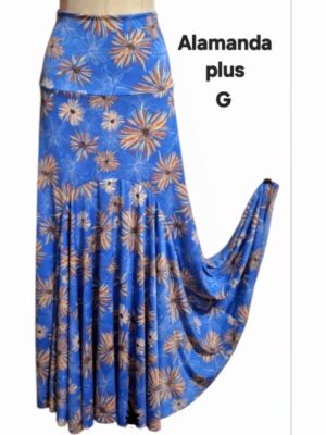 SAIA ALAMANDA PLUS ESTAMPA AZUL