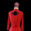 MANGUITO FLOR VERMELHO FLOR PRETO
