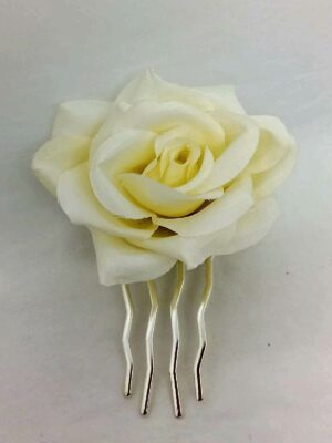 Flor com mini peinete