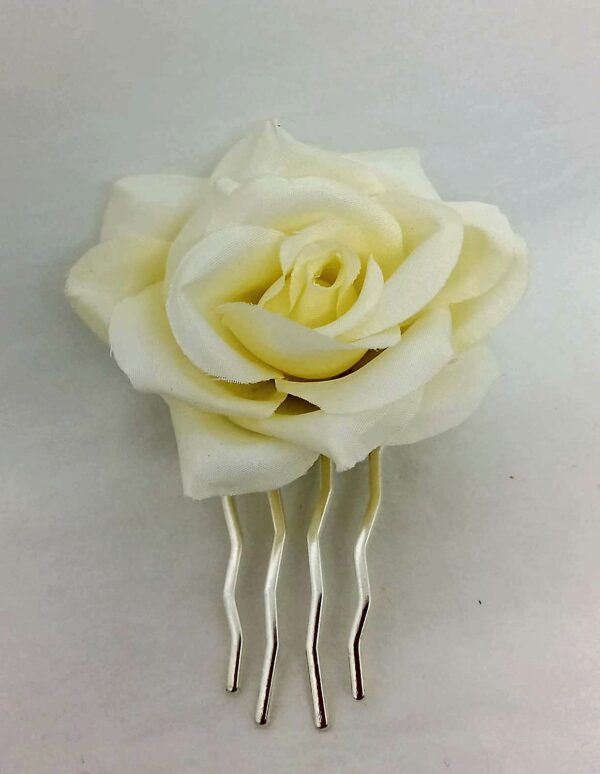 Flor com mini peinete