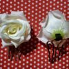 Flor com mini peinete